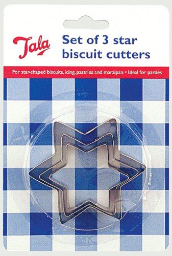 Star Cookie Cutters - TALA Plain Set of 3, 10A09519