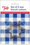 Star Cookie Cutters - TALA Plain Set of 3, 10A09519
