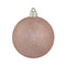 GIANT PEACH GLITTER BAUBLE 150MM. DP57234
