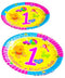 12PK 1ST BIRTHDAY PLATES. DP07435