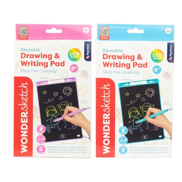 SIGNATURE 8" REUSABLE DRAWING & WRITING LCD SCREEN PAD. OL324234