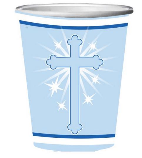 PK8 RELIGIOUS CUPS BLUE. DP31032