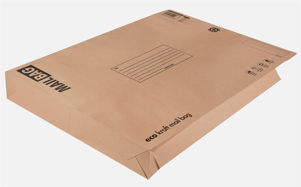 Kraft Mail Bags - COUNTY BROWN XTRA LARGE 25/PK C286