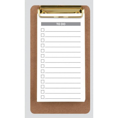 TIGER TO DO LIST MEMO PAD WITH CLIPBOARD. T302343