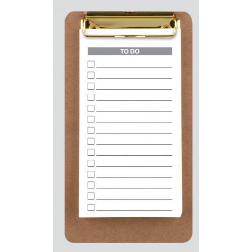 TIGER TO DO LIST MEMO PAD WITH CLIPBOARD. T302343