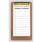 TIGER TO DO LIST MEMO PAD WITH CLIPBOARD. T302343