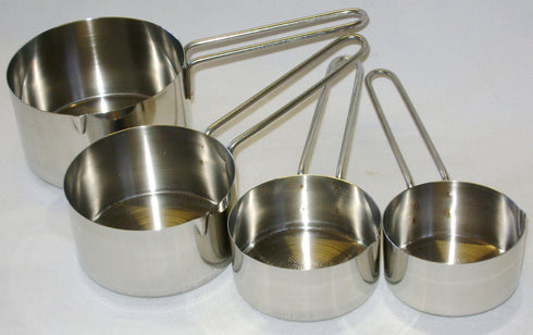 Stainless Steel Measuring Cups - APOLLO Set of 4 AP9786