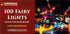 100 SHADLESS MULTI COLOUR FAIRY LIGHTS. BML75230