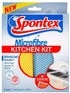 SPONTEX MICROFIBRE KITCHEN KIT (2 CLOTHES). 12090962