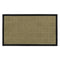 JVL BEIGE FIRTH TILE RUBBER BACKED DOORMAT 40 X 70CM. 01-444BE