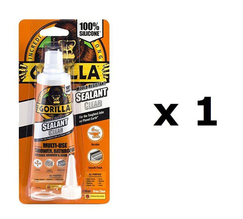 Mould Resistant Sealant - Gorilla Glue Clear 80ml 1144301