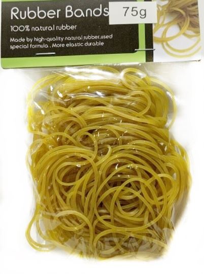 Natural Rubber Bands 65g - Durable & Eco-Friendly JL4556