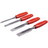 Wood Chisel Set - AMTECH 4PC with Plastic Handles AME0750