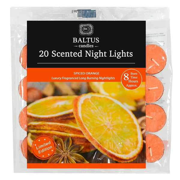 Spiced Orange Tea Lights - BALTUS Winter Edition 20 Pack