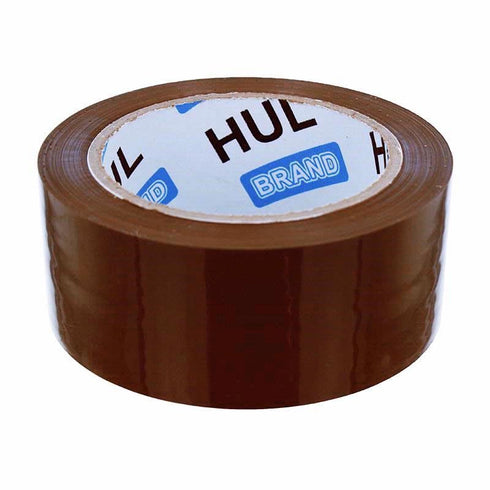 HUL BROWN PACKING BUFF TAPE 48MM X 80M 6/PK. TP0001