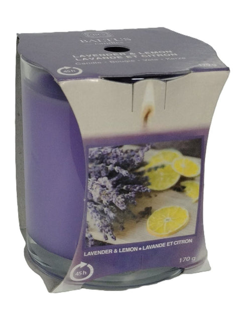 Luxury Lavender Candle - BALTUS LEMON SCENT 170GM | 230155