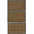 JVL WOVEN TUFFSCRAPE DOOR SCRAPER MAT 45CM X 75CM. 02-133