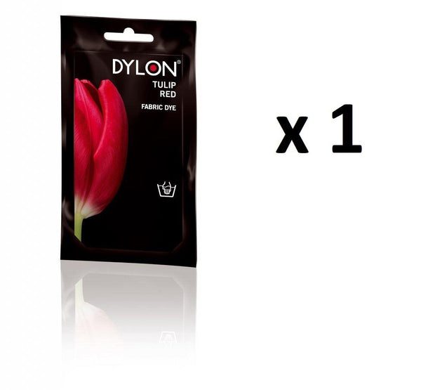 DYLON Tulip Red Dye 50g - Vibrant Fabric Coloring No. 36