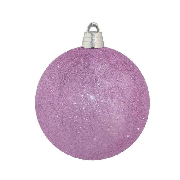 GIANT LILAC GLITTER BAUBLE 150MM. DP57235