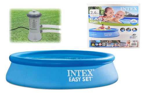 Intex Inflatable Pool Set with Pump 2.4m x 61cm - TY6147