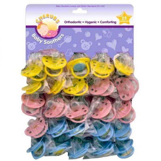 25 CHERUBS BABY SOOTHERS. 45256