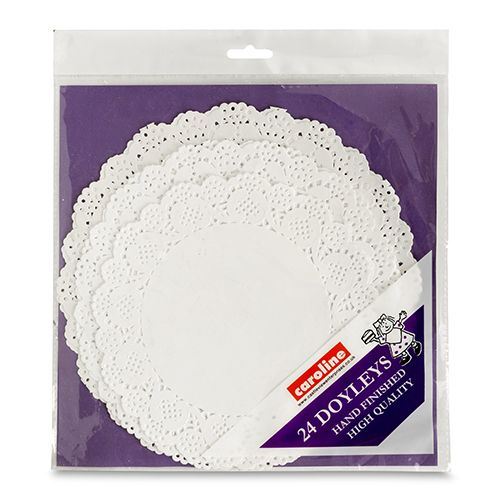 CAROLINE 24 ASSORTED WHITE DOLLYS. CVN1721