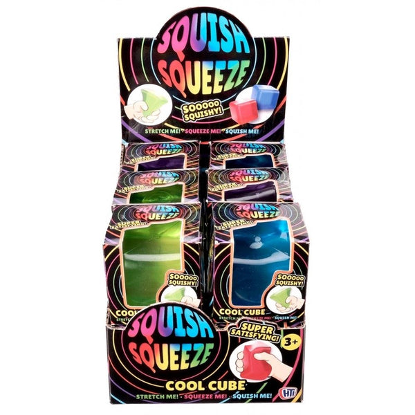 ASSORTED SQUISH SQUEEZE COOL CUBE. 1376857