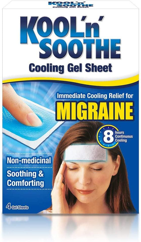 KOOL N SOOTHE MIGRAINE COOLING GEL SHEET 2/PK. 3745254