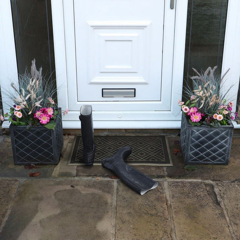 Diamond Design Doormat - JVL Havana 45x75cm 01-983DI