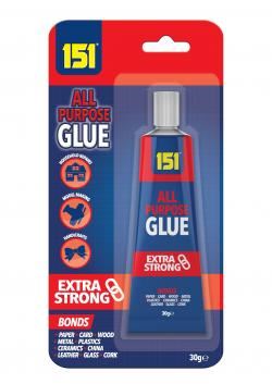 Clear Glue 30g - Strong Bonding 151 ALL PURPOSE GLUE 151030B