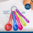 ASHLEY MULTICOLOURED MEASURING SPOON 5/PK. BB-MS251