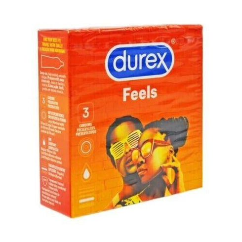Durex Feel Condoms 12 Pack - Enhanced Sensitivity & Comfort