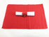 Christmas Table Placemats - Red Ribbed Cotton for Festive Decor