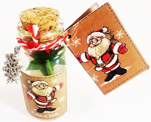 SANTA WHISHING JAR 7 X 3 CM. XMN0416