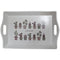 MELAMINE ASORTED RECTANGULAR TRAY 47 X 32CM. HUB1178