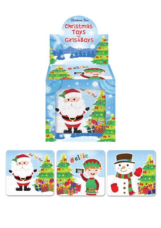 Christmas Mini Puzzles - HENBRANDT 25 Piece Jigsaw Set W35244