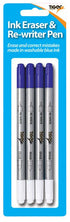 Ink Eraser Pen - TIGER 4 INK ERASER & RE WRITER T301329
