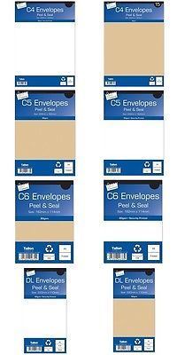 White Manila Envelopes DL 220mm x 110mm - 50 Pack TA4674