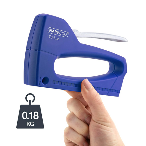 RAPESCO Z-DUO STAPLE TACKER WITH 300 STAPLES - BLUE. ROP0955