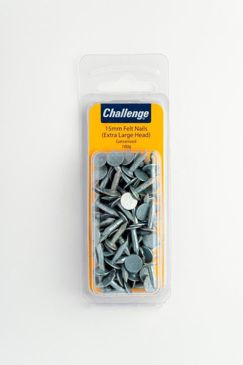 Galvanised Felt Nails 15mm 100g - Secure Roofing with FS40467