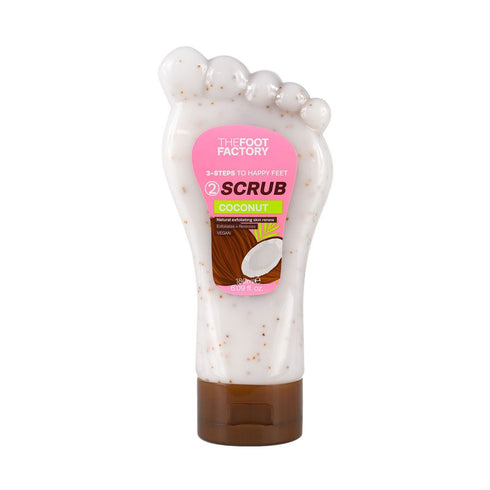 THE FOOT FACTORY FOOT SCRUB - COCONUT. 40138-012