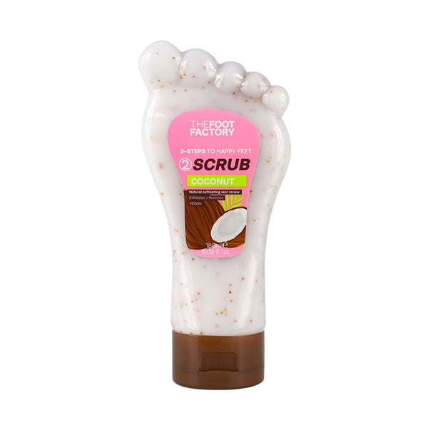 THE FOOT FACTORY FOOT SCRUB - COCONUT. 40138-012