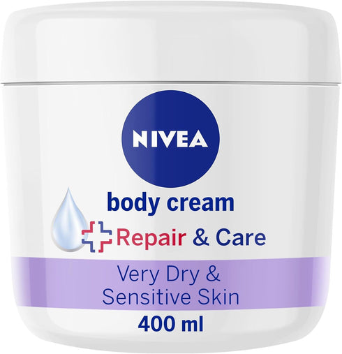 NIVEA BODY REPAIR & CARE CREAM 400ML JAR. TONIV515