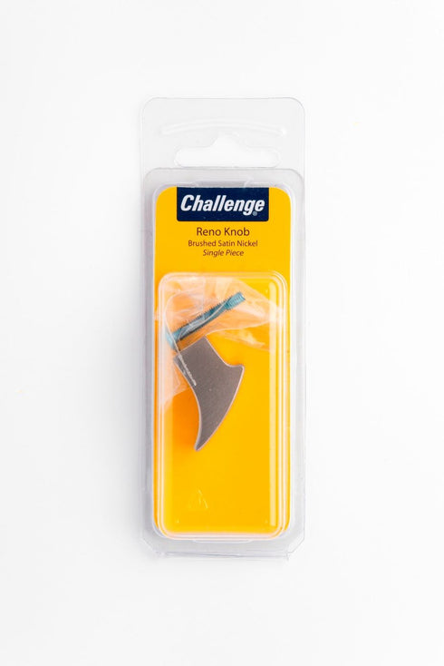 Satin Nickel Knob - Challenge Brushed Reno Style FS40733