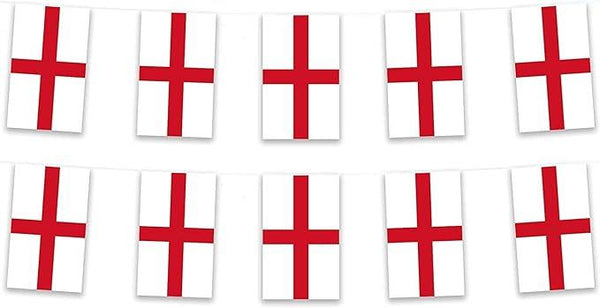 SHATCHI ENGLAND ST GEORGES BUNTING 20 FLAG 10M. 117940