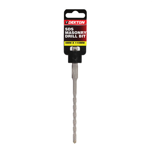 DEKTON SDS MASONRY DRILL BIT 4MM X 110MM. DT80001