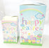 2 CUTE INSTANT EASTER PARTY GIFT TREAT BOXES / BAG - BUNNY EGG AND CHICK DESIGN. G26031