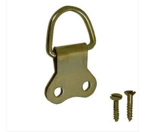 Picture Hanging Kit - Large Brass D-Ring 3-Pack 72035
