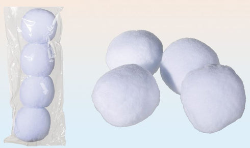 4 PER PACK INDOOR TEXTILE SNOWBALL WHITE. 592100