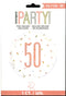 Rose Gold 50th Balloon - Perfect for Milestone Celebrations